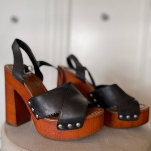 Lucky Brand 70s Style Block Heels